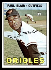 1967 Topps Paul Blair Baltimore Orioles #319 EX XX6168