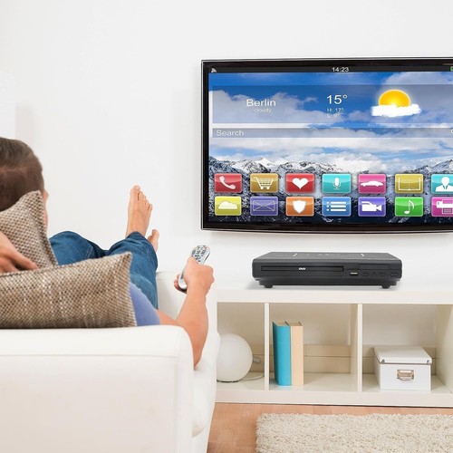 Tragbarer DVD Player CD VCD USB SVCD Player DVD Videoplayer mit Fernbedienung - Afbeelding 10 van 12