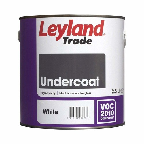 Leyland Trade Undercoat Brilliant White 2.5L / 5L eBay