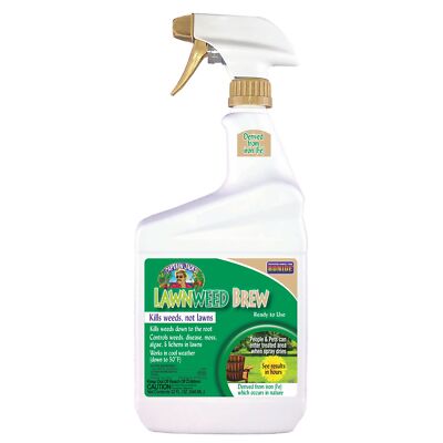 Bonide Captain Jack's Lawnweed Brew, Controls Disease and Weeds, 32 oz