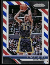 2018-19 Panini Prizm #55 Reggie Miller #55 Red White Blue