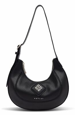 REPLAY Hobo Bag Schultertasche Tasche Black schwarz Neu