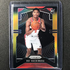 2019-20 Prizm Rui Hachimura Black Gold Prizm Rookie 1/5