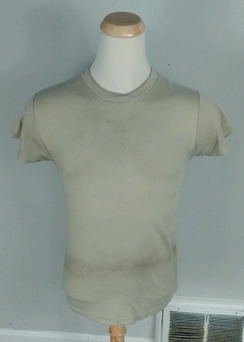 Vintage Blank Oil Dirt Stained Trashed Destroyed T Shirt