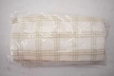 Ritz Value Basics Check Kitchen Towel White Ground/Natural Putty 9627285 12 Pack