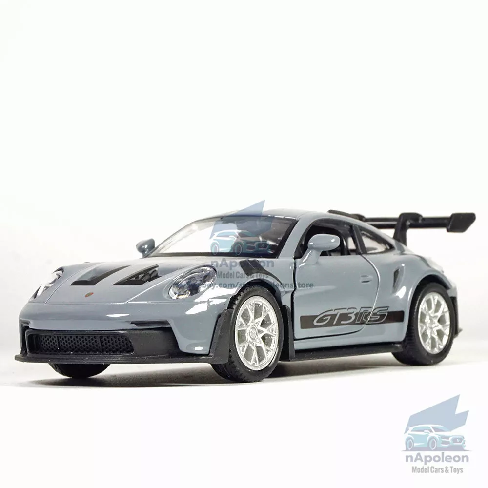 1/36 Porsche 911 GT3 RS Model Car Alloy Diecast Toy Vehicle Gift Collection Gray