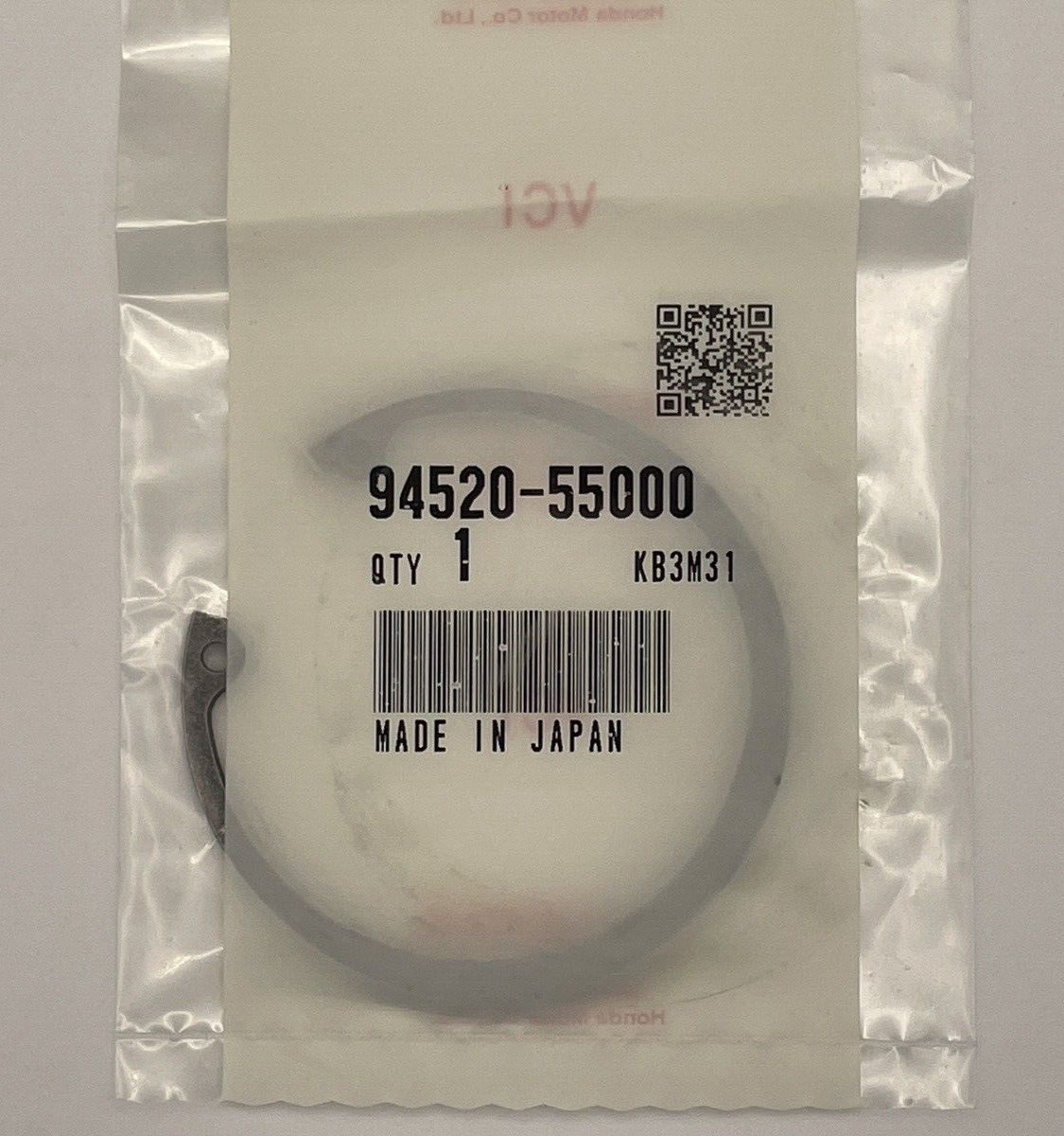 CIRCLIP, INNER (55MM) HONDA OEM 94520-55000 TRX680 TRX500 TRX450