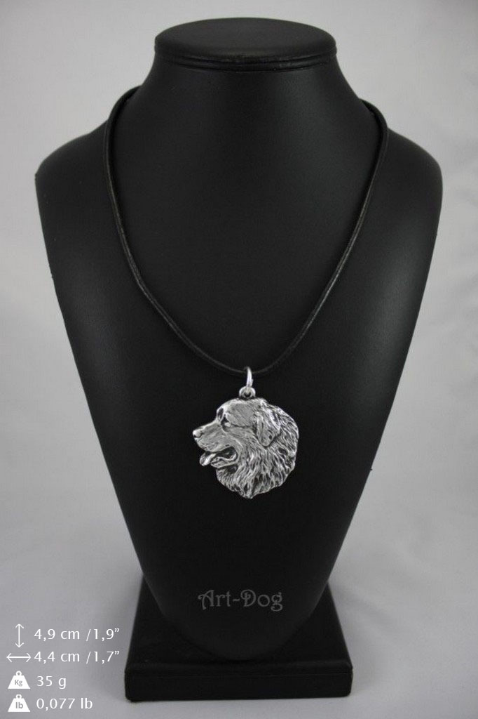 Bernese Mountain Dog, silver covered necklace, high qauality Art Dog