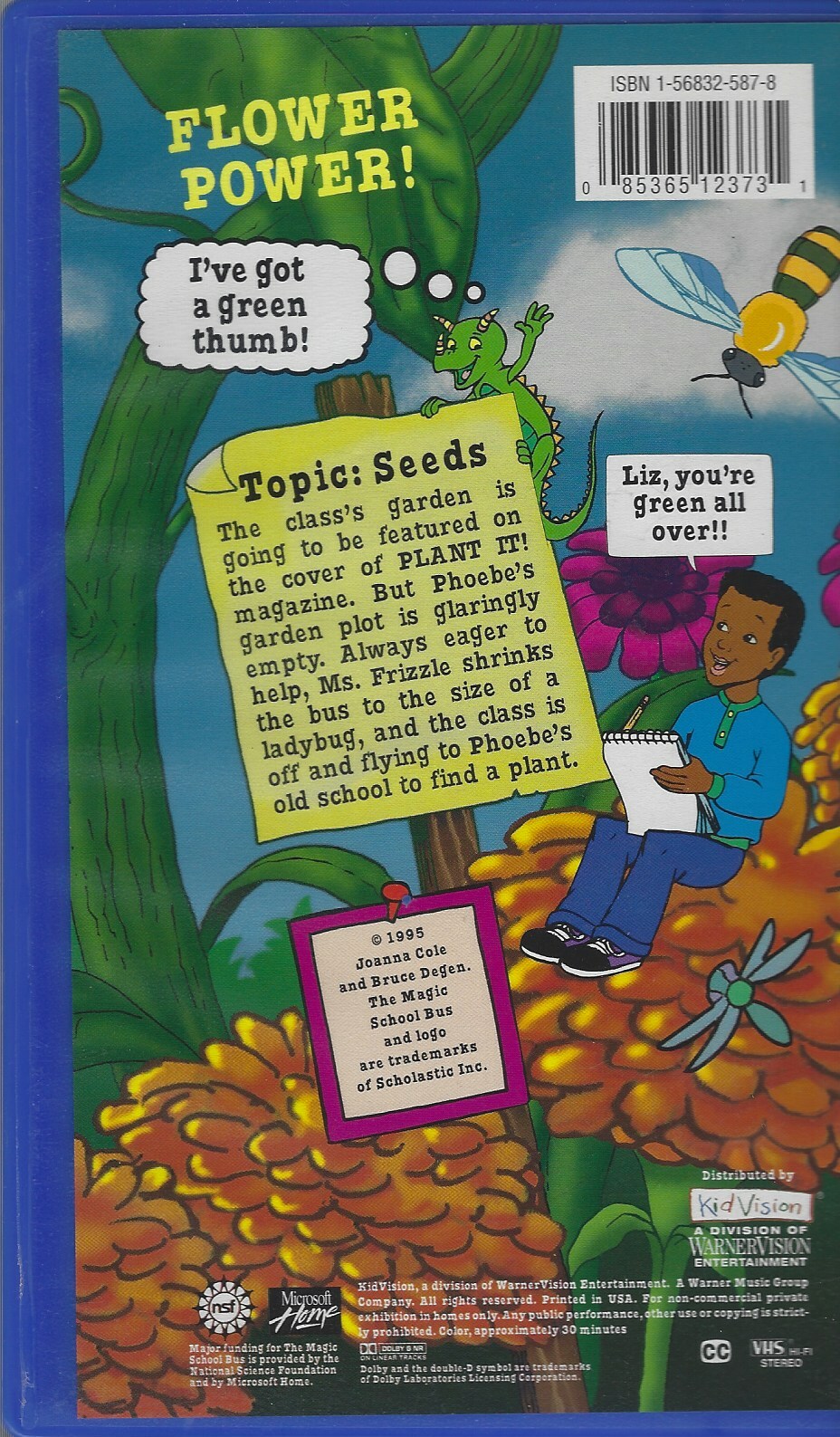 Magic School Bus Goes To Seed VHS 1999 Clam Shell Scholastic Magic School Bus Goes To Seed VHS 1999 Clam Shell Scholastic