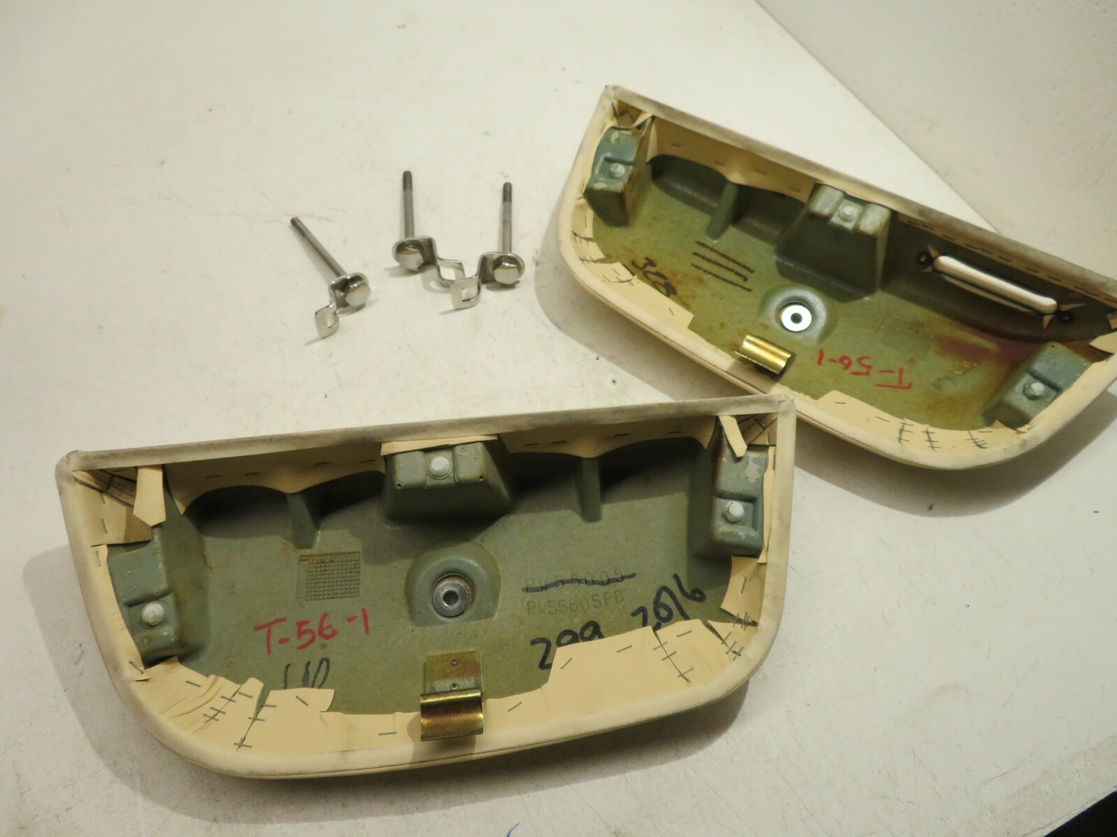 1999-2006 BENTLEY ARNAGE 6.75L REAR LEFT & RIGHT SHELF TRIM COVER PANEL SET OEM