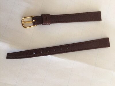 Hadley Roma Women LS704 Genuine Leather 11L Brown 11mm Fine Quality Watch Bands