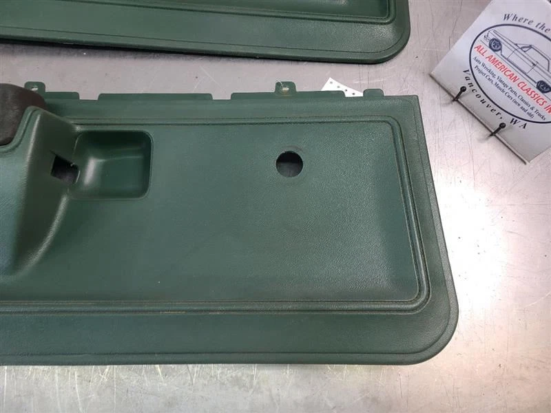Par de molduras de panel de puerta Monte Carlo 1973 diestro/derecho, verde, manual - OEM Foto 4 de 4