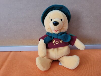 Vintage Disney Wilderness Pooh Sitzsack Plüschtier Neu Mit Etikett