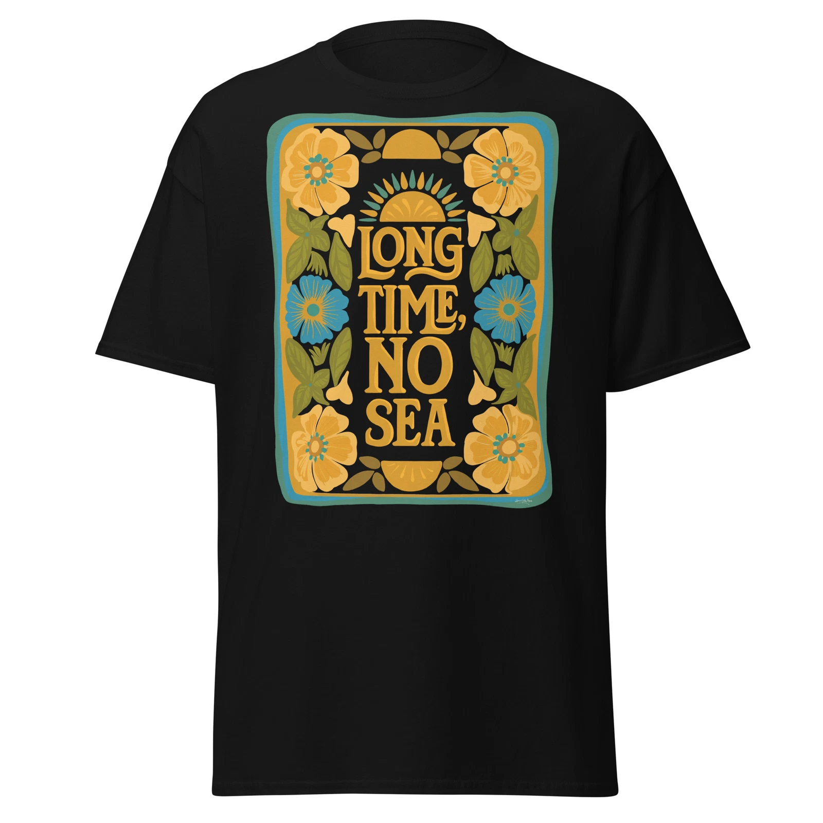 Retro Psychedelic Word-Art Folksy Summer Tee Shirt, Funny Pun, Beach Wear
Opens in a new window or t