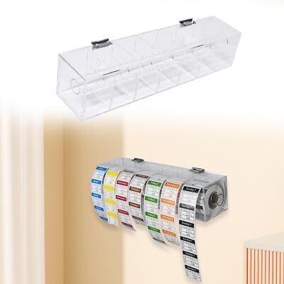 Aazon.co : Adjustable Label Dispenser Acrylic Sticker Roll Dispenser - View #3