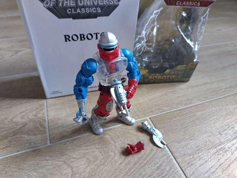 Roboto Masters Of The Universe Classics MOTUC 2010 action figure Mattel - Immagine 4 di 4