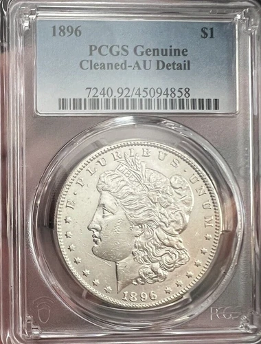 1896 Morgan Silver Dollar PCGS AU Details