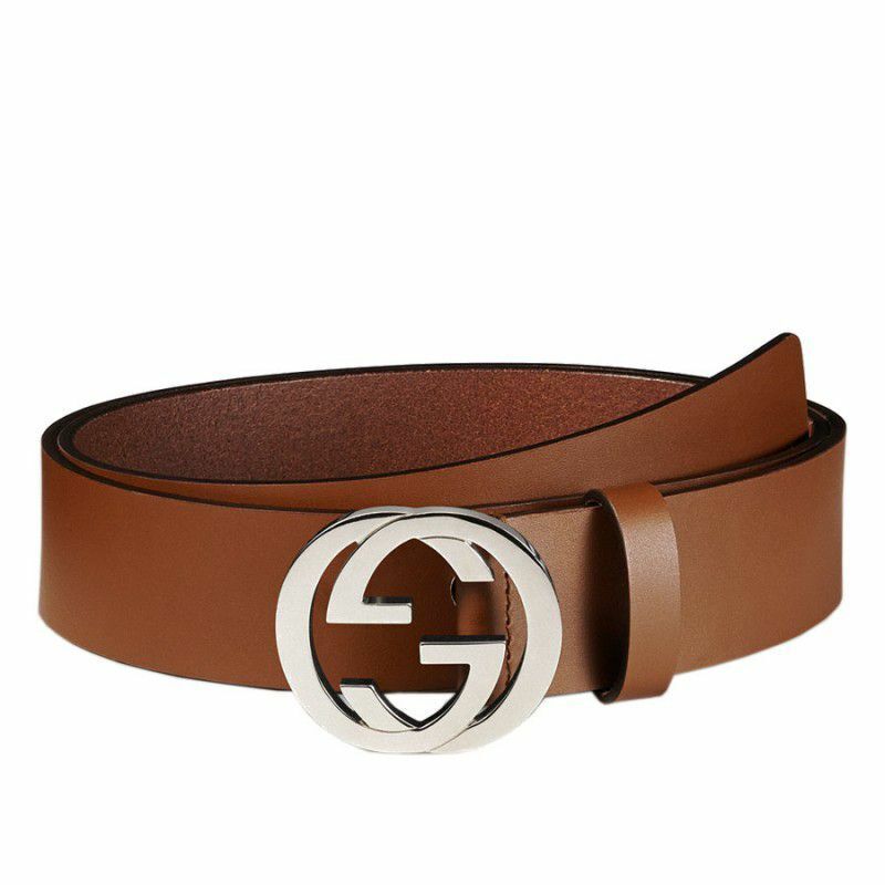 GUCCI 546389 INTERLOCKING LEATHER BELT BROWN - SIZE 100 | eBay GUCCI 546389 INTERLOCKING LEATHER BELT BROWN - SIZE 100 | eBay
