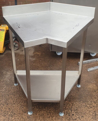 Small Table Infills STAINLESS STEEL INFILL ANGLED TABLE, SEE PHOTOS FOR DIMENSIONS, £125 ...