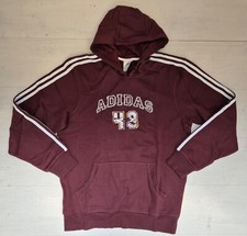 6025/335 ADIDAS FELPA HOODIE CON CAPPUCCIO LOGO SPORT TEMPO LIBERO L32897