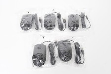 Lot of 5 Dell MS11611 Wired Optical Mouse USB Black BEST DEAL