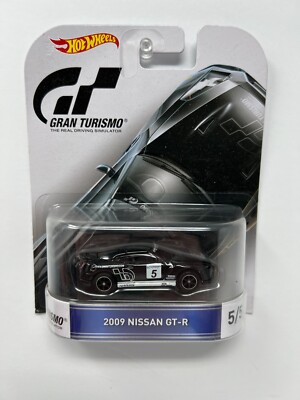 Hot Wheels Retro Entertainment Gran Turismo 2009 Nissan GT-R 1:64