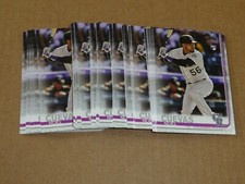 2019 Topps BASE LOT OF 41 CARDS NOEL CUEVAS ROCKIES #417