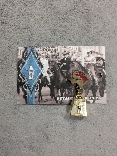 Houston Livestock Show & Rodeo Celebrating 80 Years Hat Pin With Cow ...