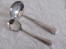 HF Hanford Forge-Japan- Spirit of America- Sugar Spoon Japan & Gravy Ladle Korea