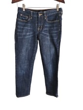J Crew Women's Dark Wash High Rise 4-Pocket Stretch Jeans Size 27 Style 78607