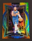 2024-25 Panini Select Jalen Brunson #42 Concourse Tie-Dye Prizm /25