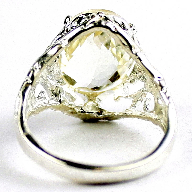 Серебряный топаз, 925 пробы женское кольцо, SR114 - Изображение 4 из 4