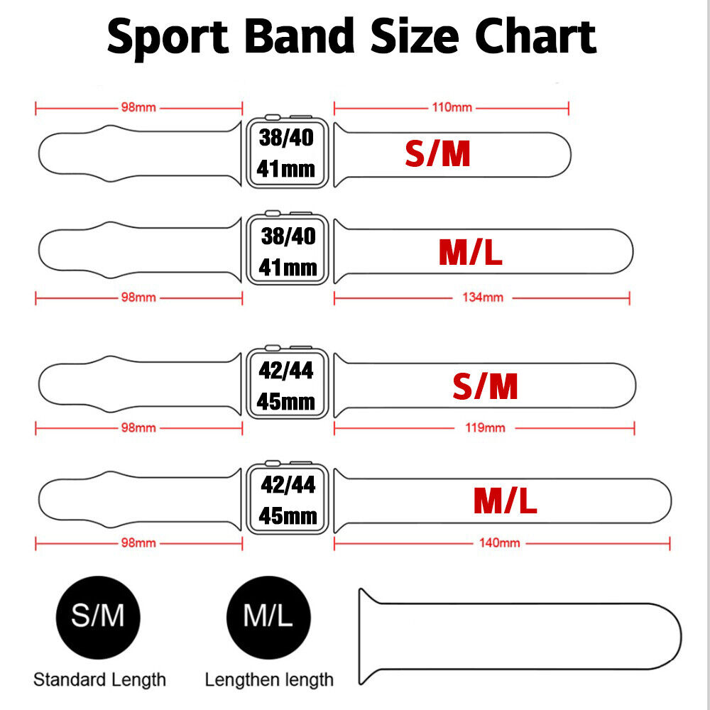 3 PACK Silicone Sport Band Strap for Apple Watch 10 9 8 7 6 3 PACK Silicone Sport Band Strap for Apple Watch 10 9 8 7 6