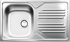 Apell Lavello Cucina 1 Vasca Incasso Acciaio Inox 86 cm TM861IRPC Atmosfera