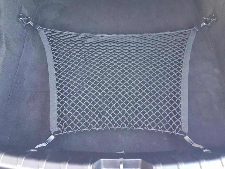 Rear Trunk Floor Style Organizer Mesh Web Cargo Net for BMW 6-Series 2004-2019 - Image 2 of 4
