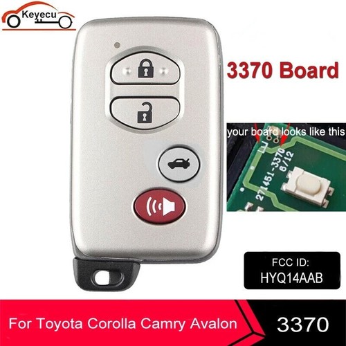 Keylessbest Replacement For 2006 2007 2008 2009 2010 2011 Smart Proximity Toyota Avalon Limited Camry Hybrid Corolla GNE 0140 Board Key Fob HYQ14AAB 315MHz 4 Buttons In | Whizz Keyless Entry Systems - Foto 4