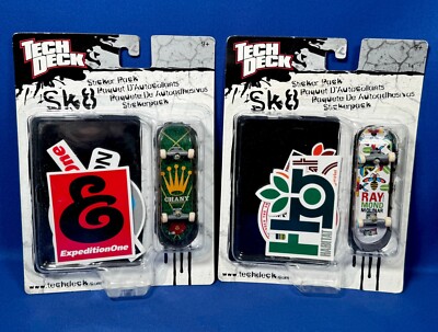 2 NEW Tech Deck - SK8 - Fingerboards MOLINAR Chany FINGER BOARDS Sticker Packs