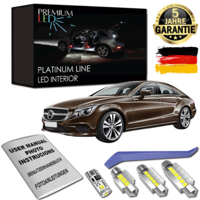 LED Innenraumbeleuchtung Premium Set für Mercedes W218 CLS X218 19x CANBUS Weiß