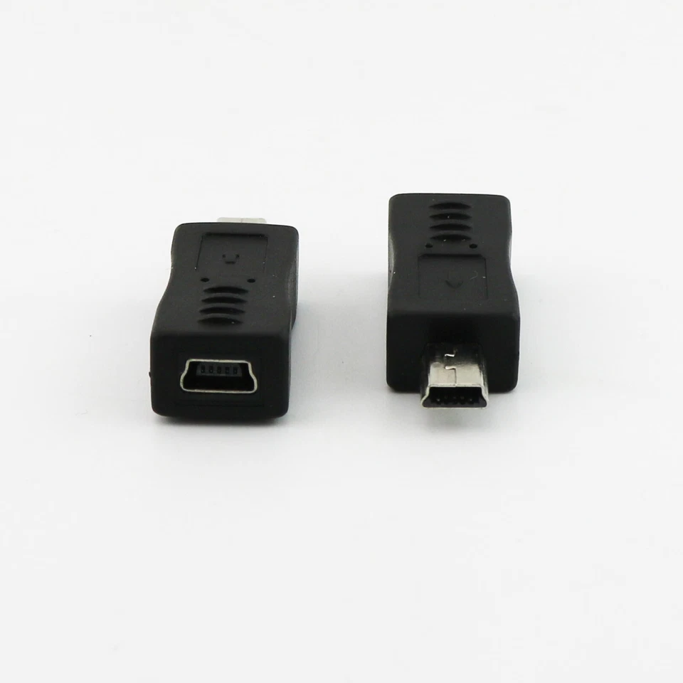 10x Mini USB 5 Pin Male To Female Jack M/F Extension Converter Adapter Connector - Image 2 of 4