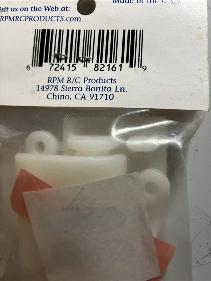 82161 RPM Dyeable White Replacement shock Shock Skid Plates BAJA 5B - Image 4 of 4