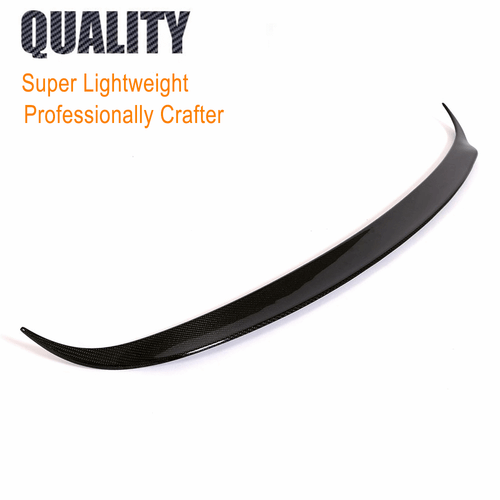 Fit for Tesla Model X Sedan 2016-2023 REAL Carbon Rear Wing Boot Trunk Spoiler - Picture 9 of 12