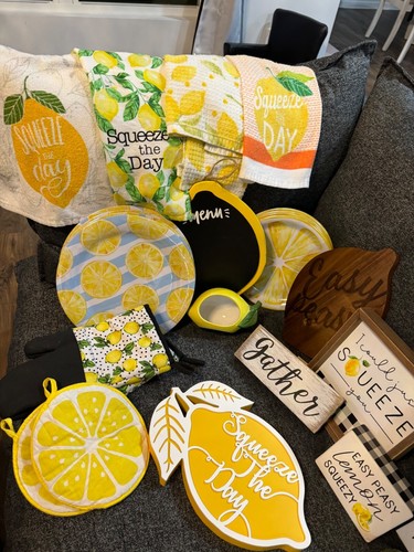 🍋 KITCHEN LEMON LOT DECORATIONS 🍋 - Picture 3 of 3