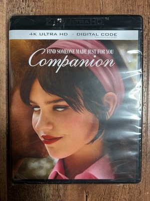 Companion (4K UHD Blu-ray + Digital, 2025, Region Free) *BRAND NEW/SEALED*