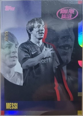 2024-25 Topps FC Barcelona Team Set Lionel Messi Bona Fide Baller Pink 90/99 #48