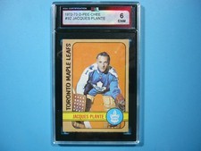 1972/73 O-PEE-CHEE NHL HOCKEY CARD #92 JACQUES PLANTE KSA 6 EX/NM SHARP!! OPC