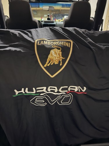 OEM Lamborghini Huracan EVO Indoor Car Cover Black Genuine Factory 4T0860636B