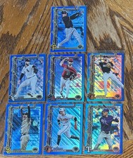 2025 Topps Holiday SP Blue Foil Parallel Lot Of 7 With Rookies No Duplicates