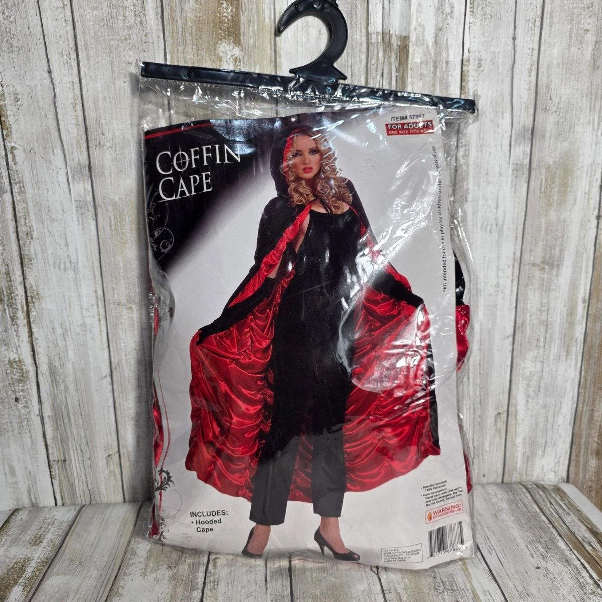 Capa Reversible De Vampiro Para Mujer – Negro/Rojo, Cuello Alto Y Doble Capa Para Halloween Y Cosplay