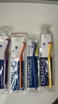 4x Curaprox single CS 1006 - Einbüschelbürste - Implantate - KFO Handzahnbürste