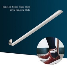 50CM Handled Metal Shoe Horn with Hanging Hole 50cm shoe horn Handheld shoe horn